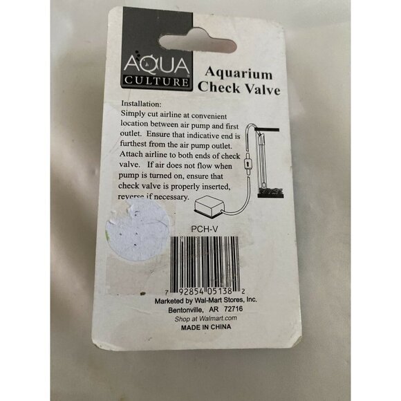 Aquaculture Aquarium Check Valve Black PCH-V New Sealed fish tank - Picture 4 of 6